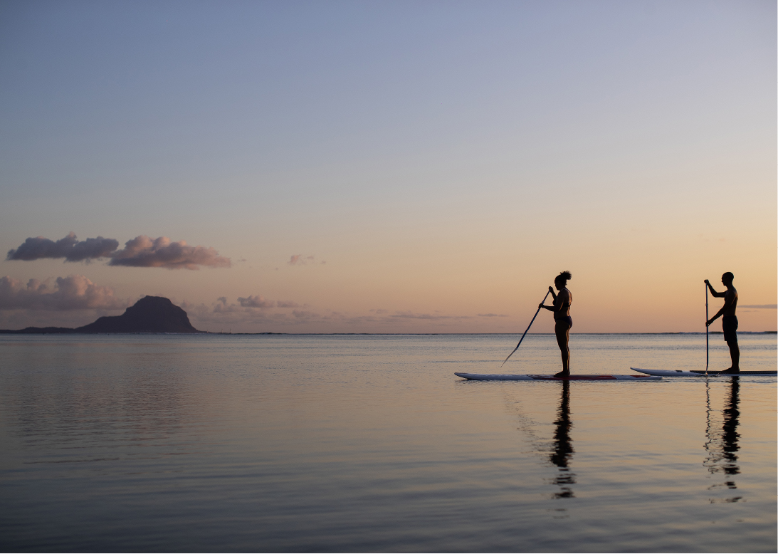 Calm seas, volcanic formations and epic sunsets lend the Mauritian west coast an almost mythic atmosphere.